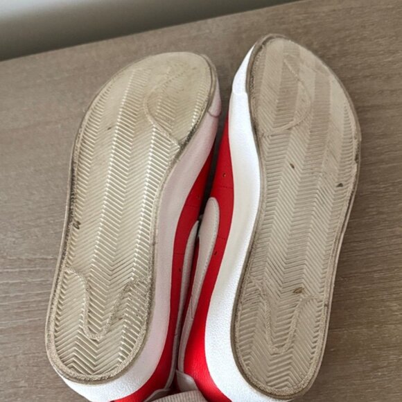 Nike Blazer Low Sneaker in Gym Red Leather Size 11.5 - Picture 7 of 7